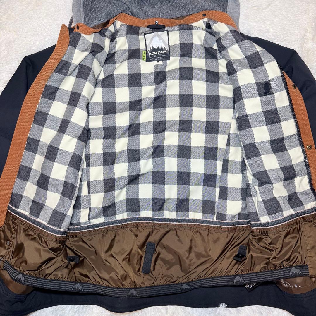 BURTON スノーボードウェア　上　フード付きジャケット M