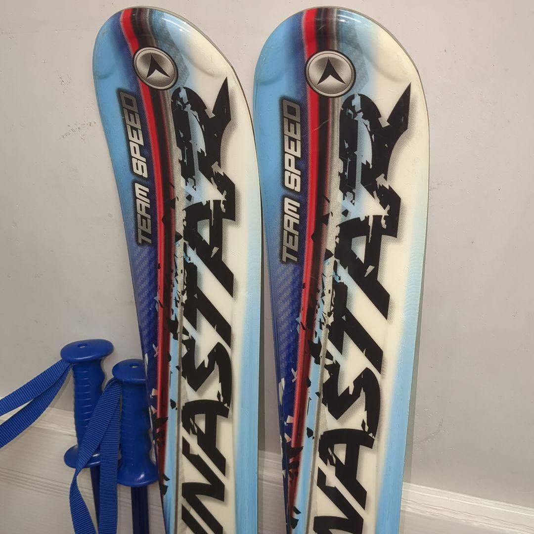 ディナスター　TEAM SPEED 130cm ストック　ケース付　ジュニア用