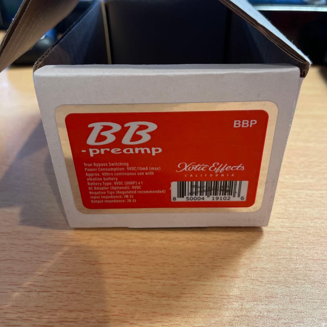 値下げ中　Xotic Effects BB Preamp 　箱&保証書つき