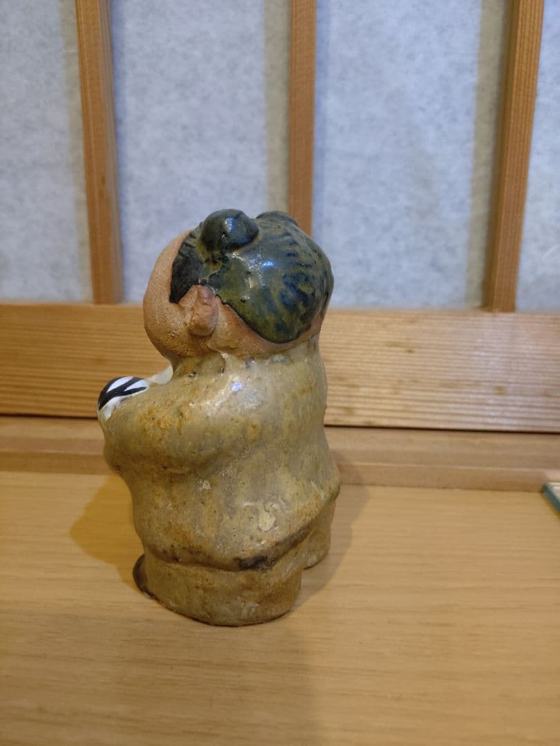 ささきようこ 干支人形 酉年 とり 陶器 子供 鶏 抱える土焼き