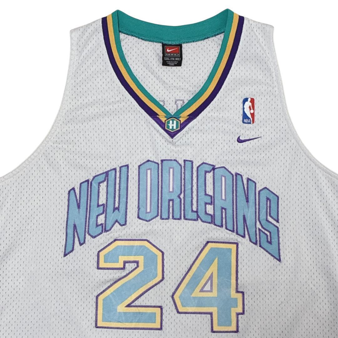 NIKE NBAペリカンズ バスケゲームシャツ ユニフォーム 2XL 刺繍ロゴ
