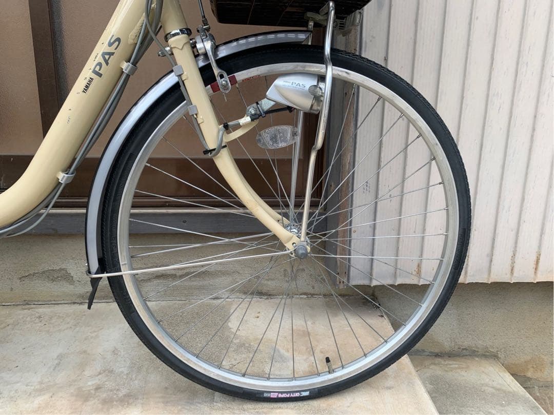 電動自転車　№6697 YAMAHA PAS 26インチ ベージュ