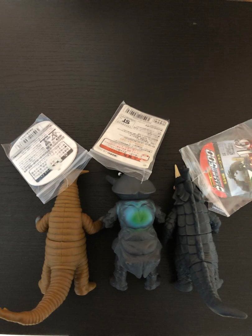 ウルトラ怪獣500 タグ付きソフビ3体セット