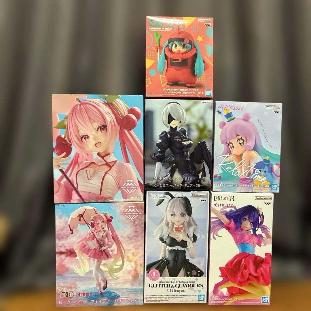 美少女フィギュア まとめ売り 初音ミク シャアザクぐるみ 2B アーリャなど