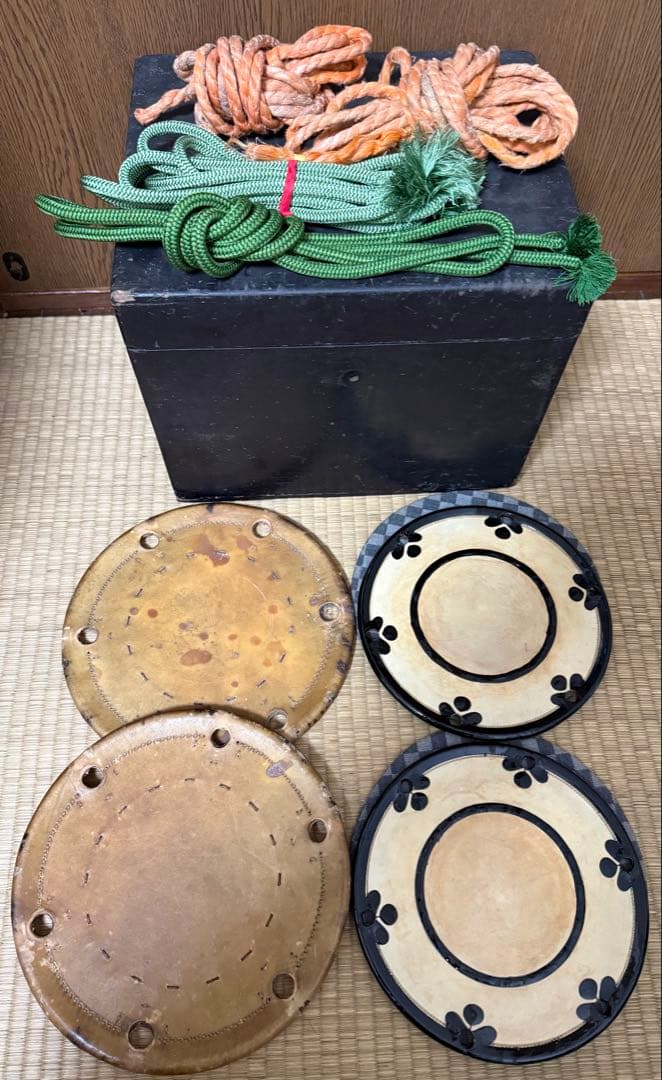 和楽器　小鼓　中古　鼓　セット