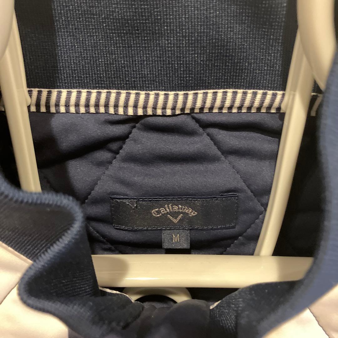 Callaway ストライプジャケット ネイビー/ホワイト