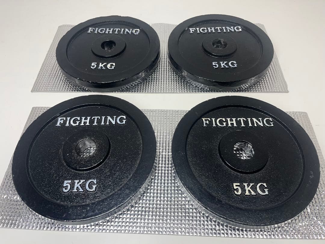 FIGHTING ROAD プレート ダンベル 筋トレ 5kg 4枚