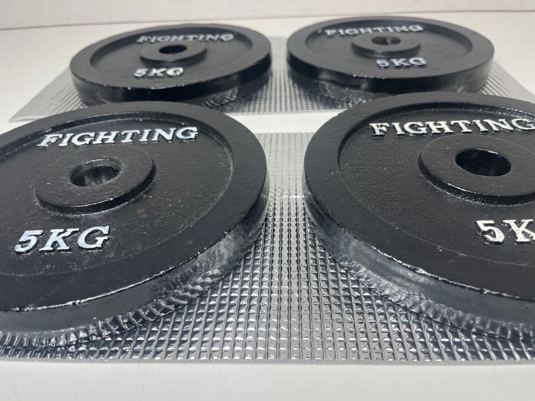 FIGHTING ROAD プレート ダンベル 筋トレ 5kg 4枚