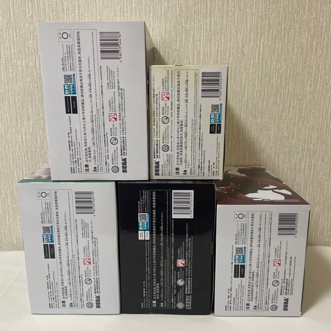 呪術廻戦 プライズフィギュア 5点セット