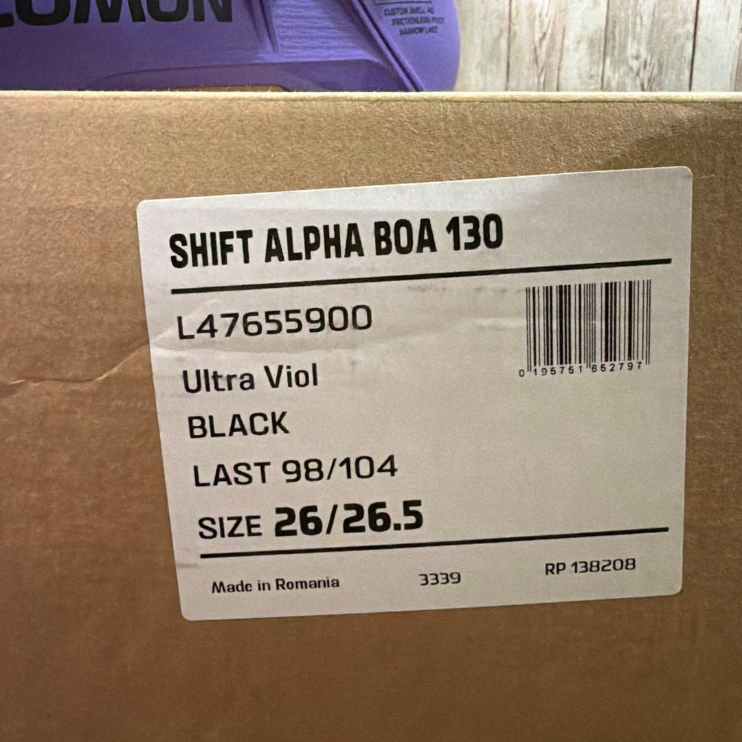 スキー SALOMON SHIFT ALPHA BOA 130 GW 26.5