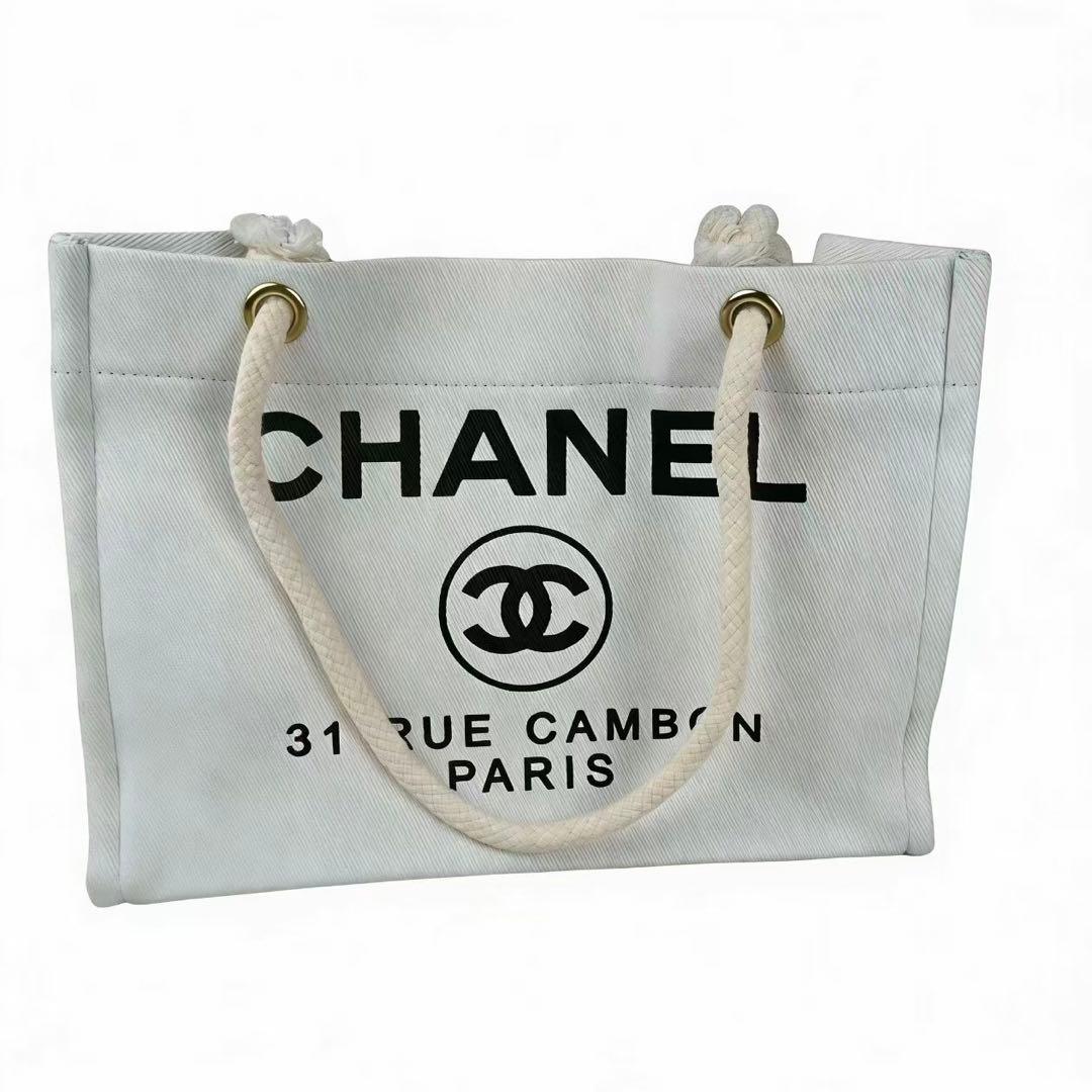 CHANEL ノベルティトートバッグ ホワイト バッグ 非売品a2
