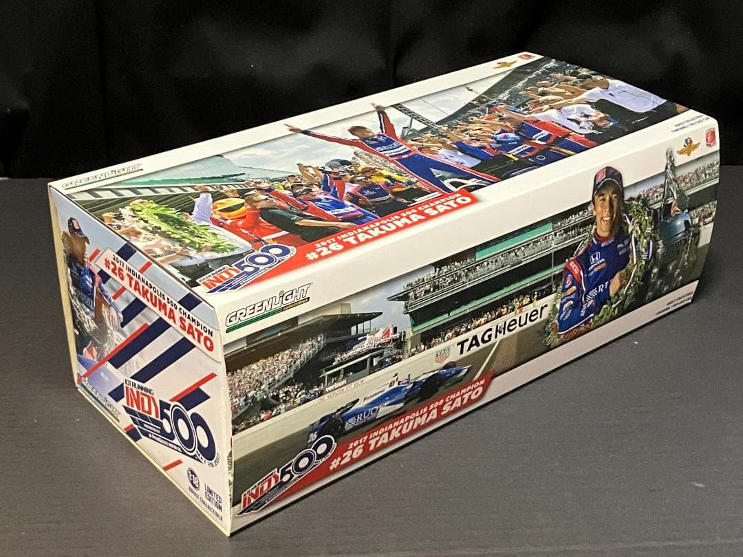 グリーンライト 1/18 2017 インディ500 佐藤琢磨優勝記念モデル