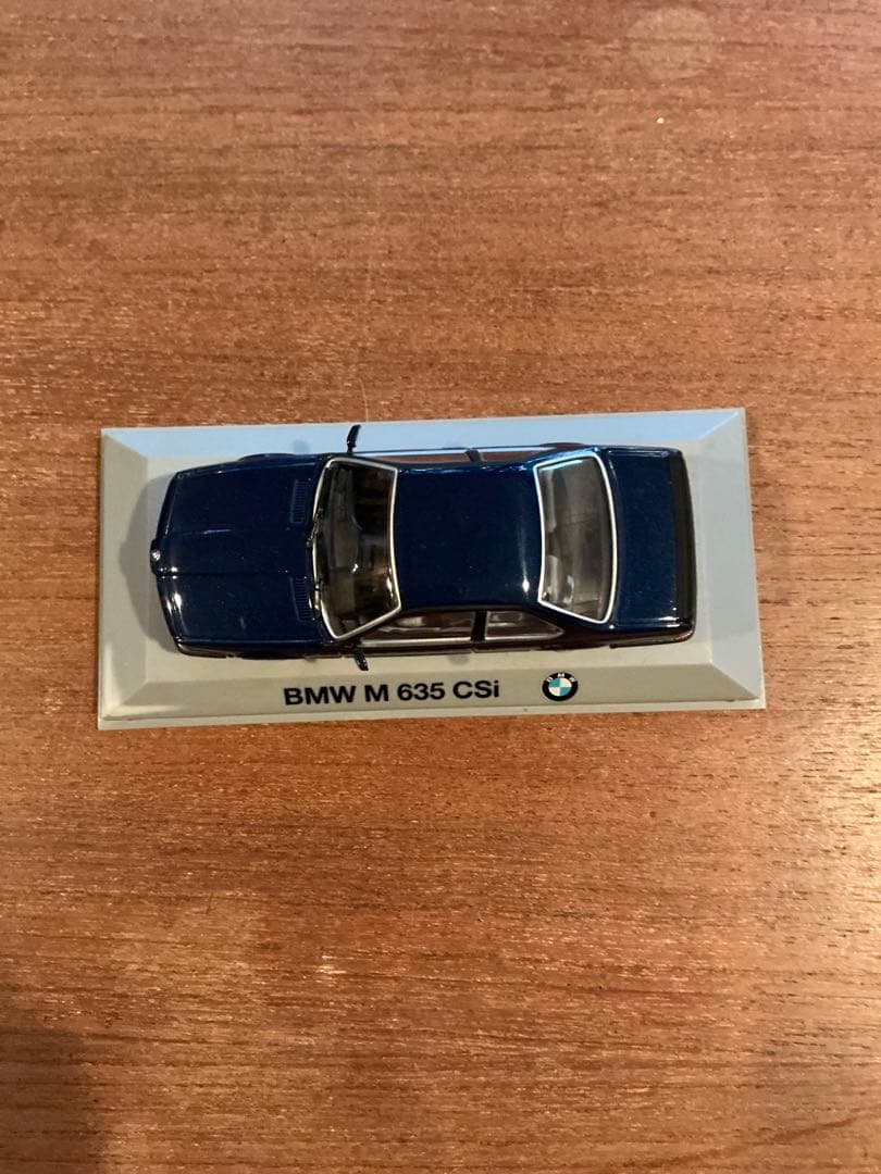 1/43ミニチャンプス  M635 CSi ブルー　美品