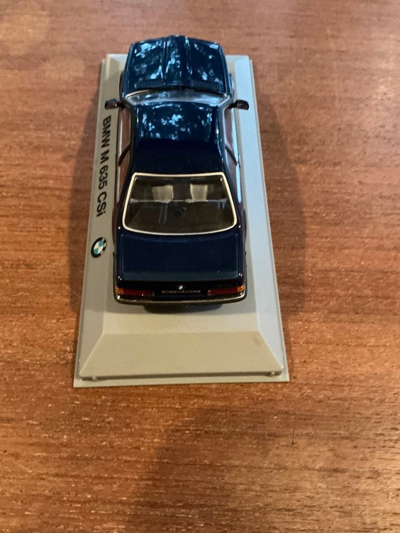 1/43ミニチャンプス  M635 CSi ブルー　美品