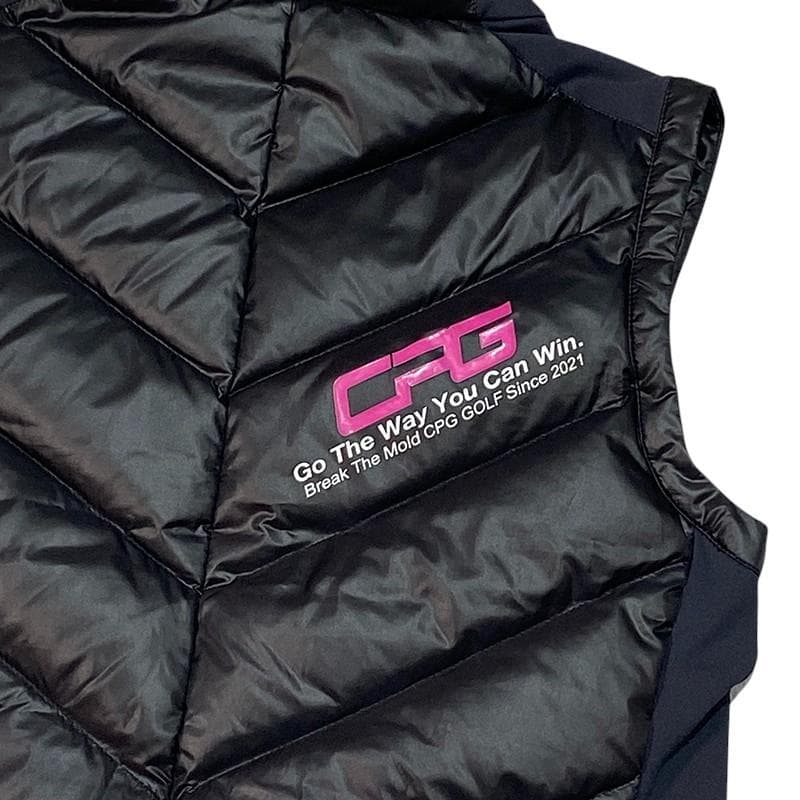 CPG GOLF シーピージー ゴルフ ノースリーブ 中綿 ワンピースジャケット
