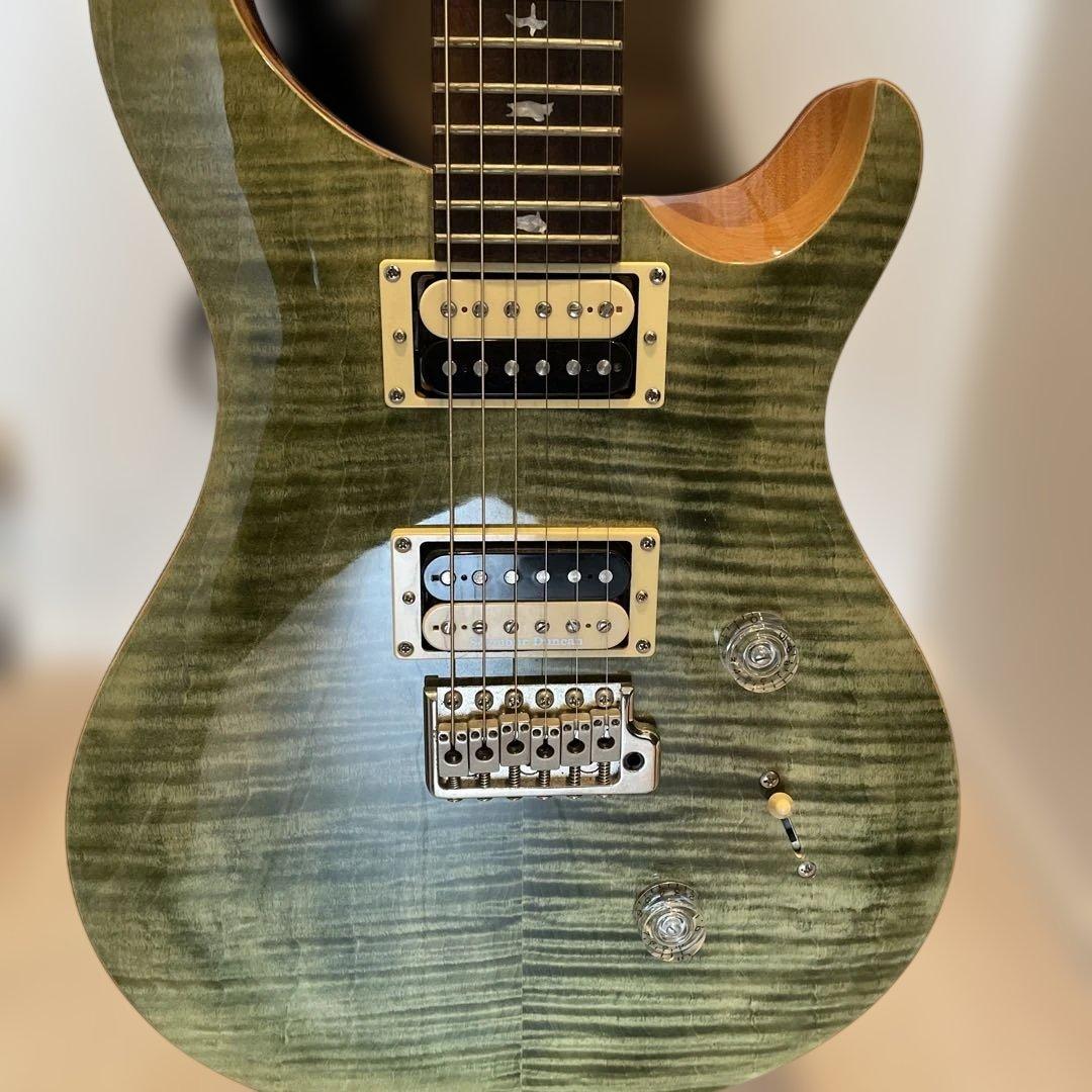 PRS SE Custom 24 Trampas Green ギターケース付き