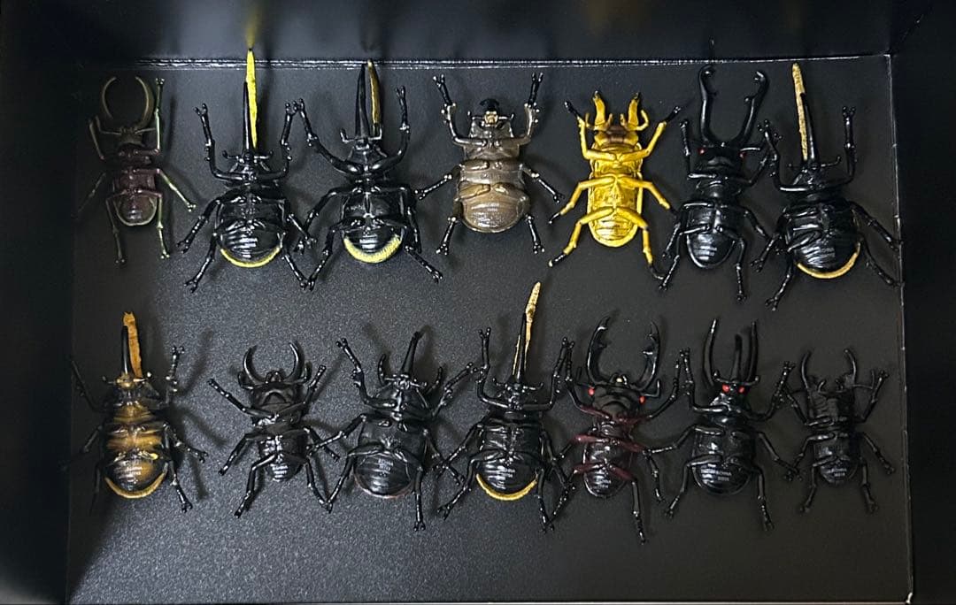 BANDAIムシキング新甲虫図鑑昆虫フィギュア14体セット