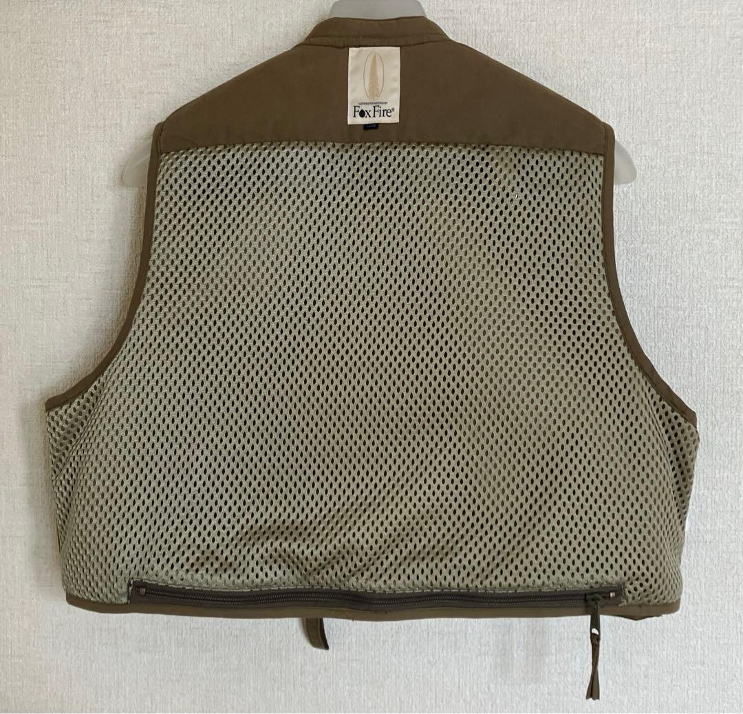 美品 foxfire フィッシングベスト Lサイズ 旧タグ