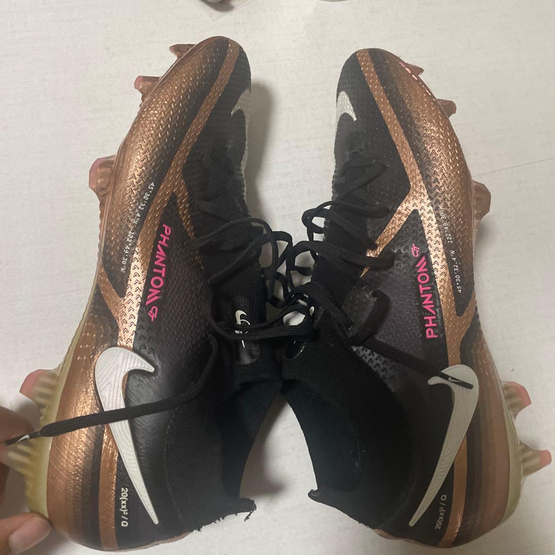 NIKEファントムgtブラック/ゴールド28.5cm