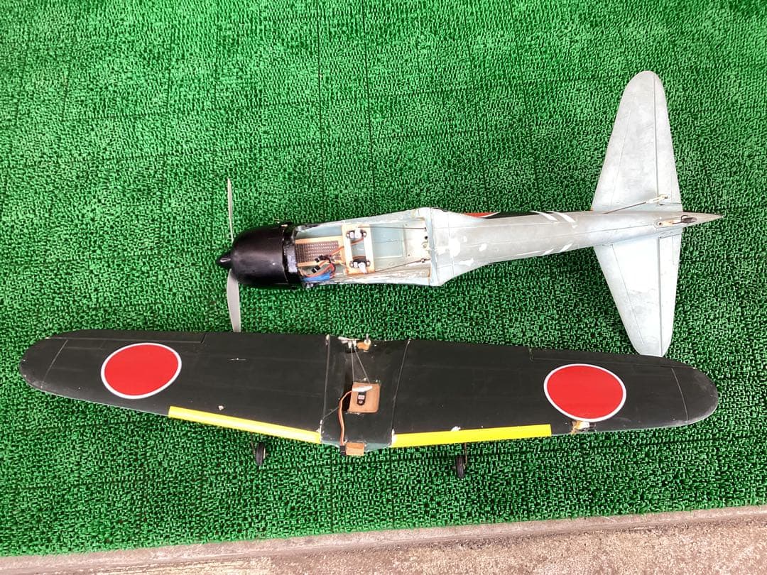 京商 ゼロ戦 20クラス ブラシレス モーター KKホビー 全長80㎝ 飛行機