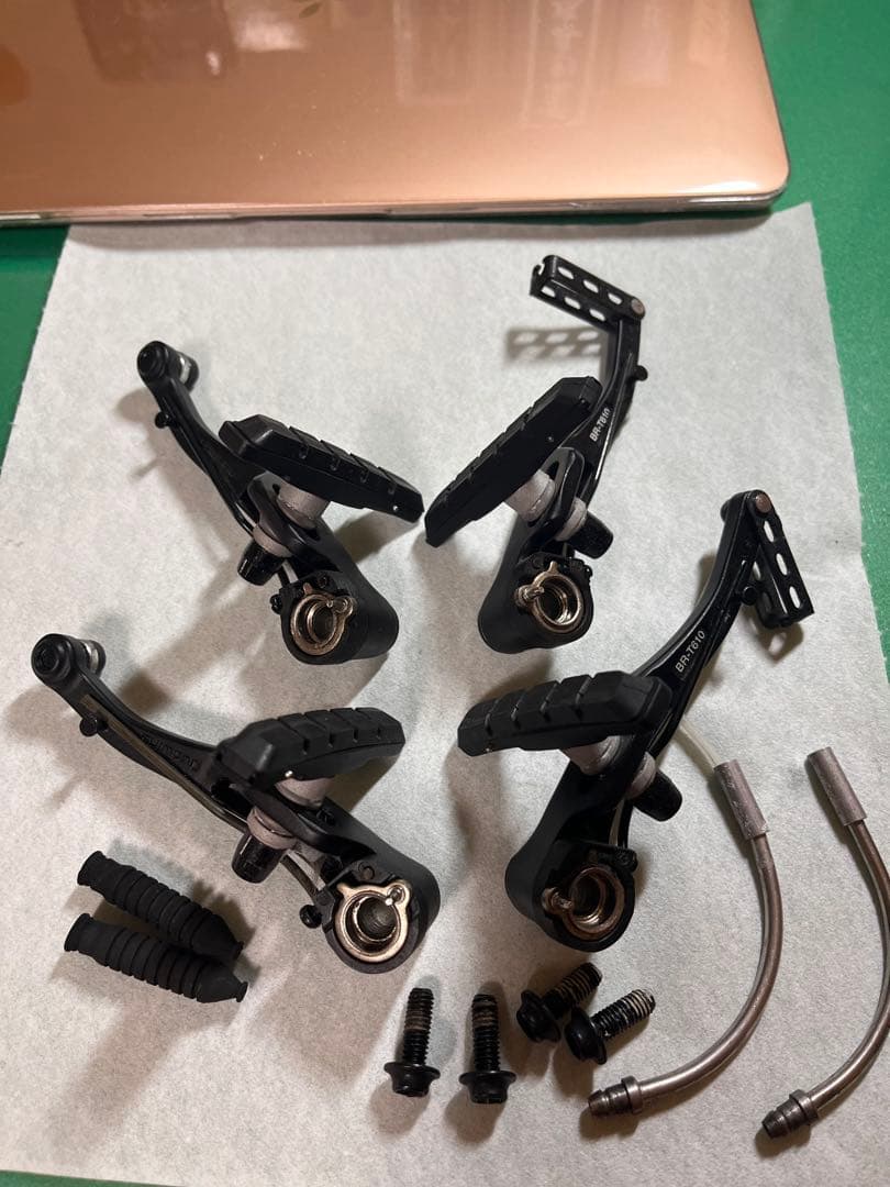 シマノ(SHIMANO) Ｖブレーキ BR-T610 前後セット美品