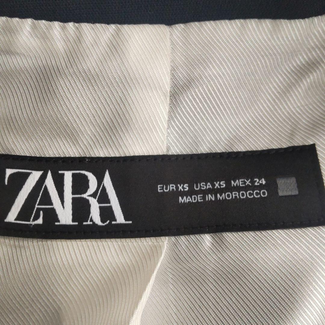 【美品】ZARAジャケット sizeXS ネイビー