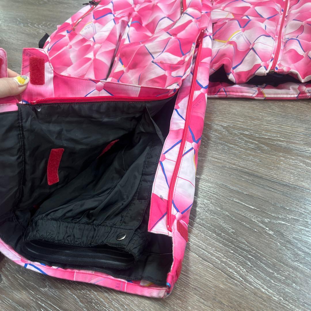 サイドフルオープン　スキーウェア　セットアップ　130 女の子　フェニックス