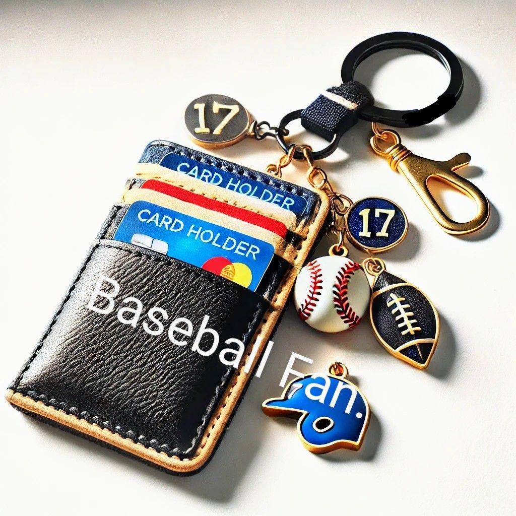 「打って投げて、カードも持つ」カードホルダー＆野球キーチェーン