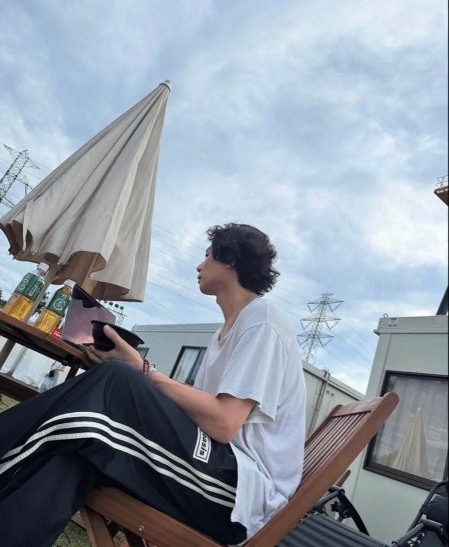 川上洋平着用　adidas oasis トラックパンツ　3XL ブラック