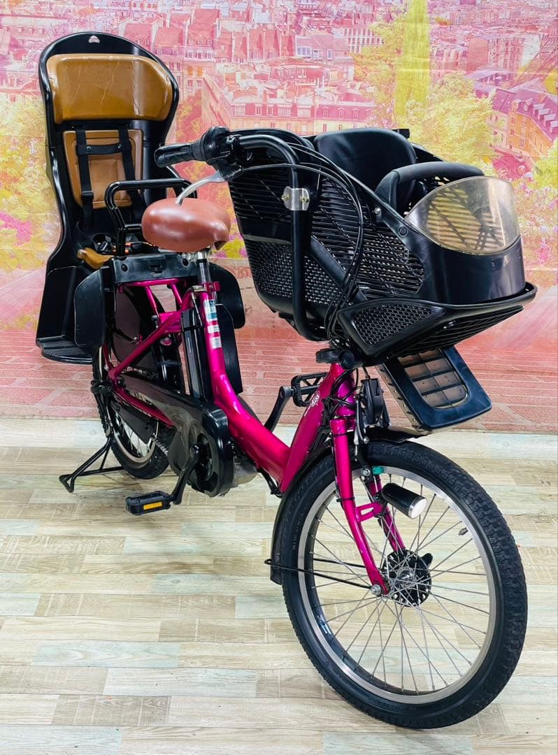 ZK3473 電動自転車 ヤマハ パスキス 子供乗せ 20インチ 送料無料
