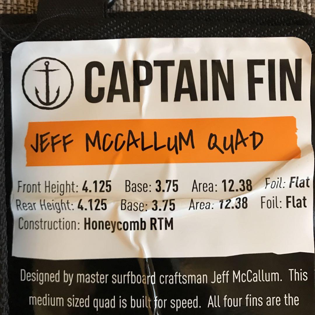 CAPTAIN FIN    JEF MCCALLUM QUAD ジャンク