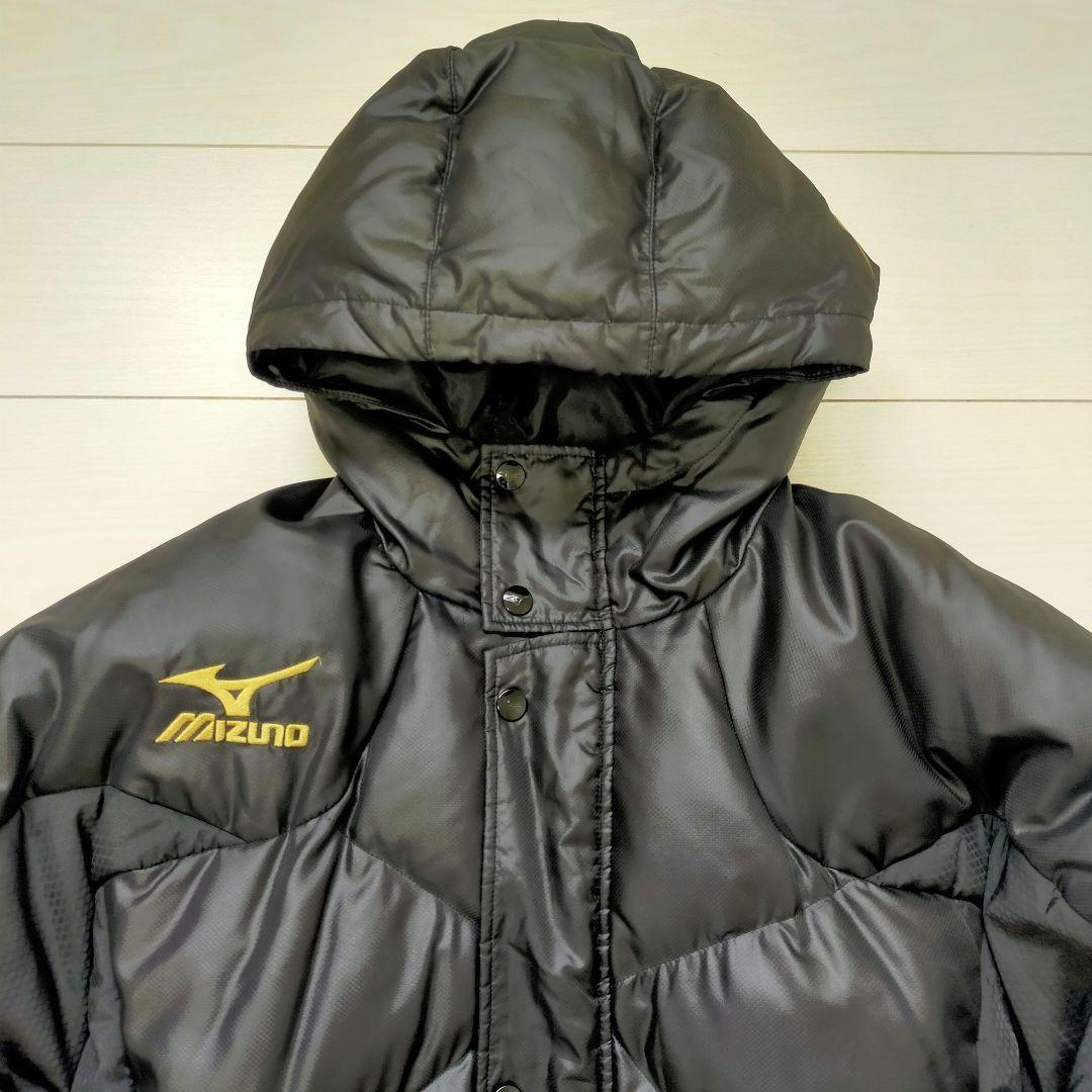 MIZUNO ベンチコート ダウンコート 黒 大きいサイズ スポーツ観戦 肉厚