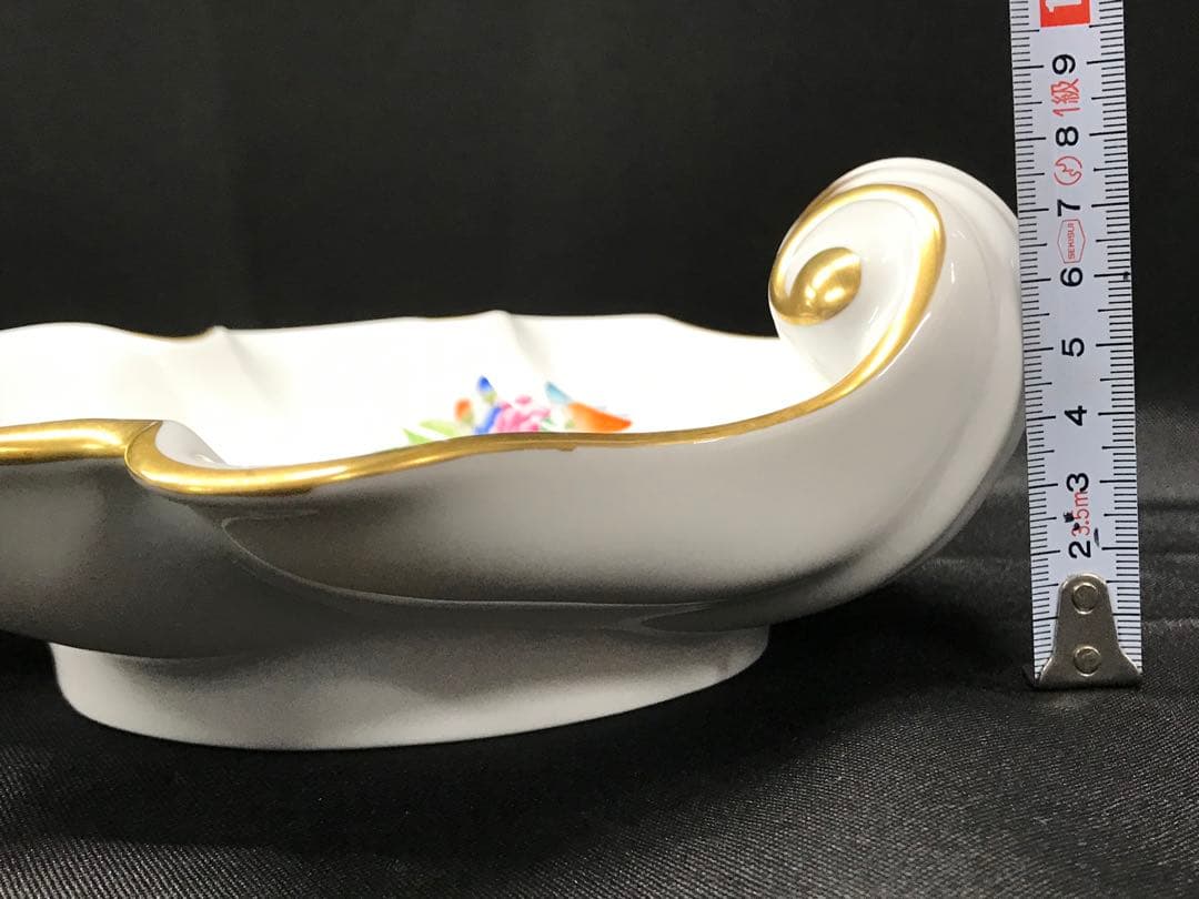 【美品】HEREND ヘレンド　ビクトリアプレイン　シェルディッシュ　プレート