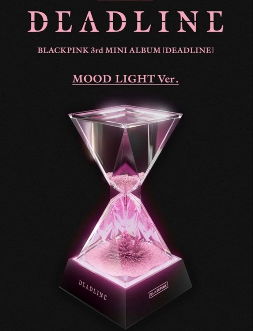 Black pink MOOD LIGHT Verの砂時計ムードライト