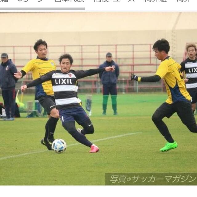 栃木SC　選手実使用　長袖トレーニングマッチ用ユニ　#6