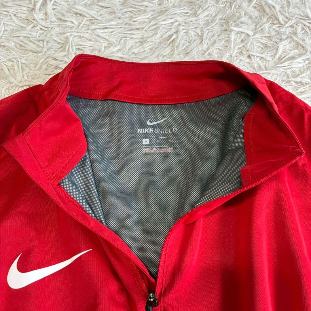 ◎極美品 NIKE ハーフジップ スリムフィット 伸縮 ランニング テニスゴルフ