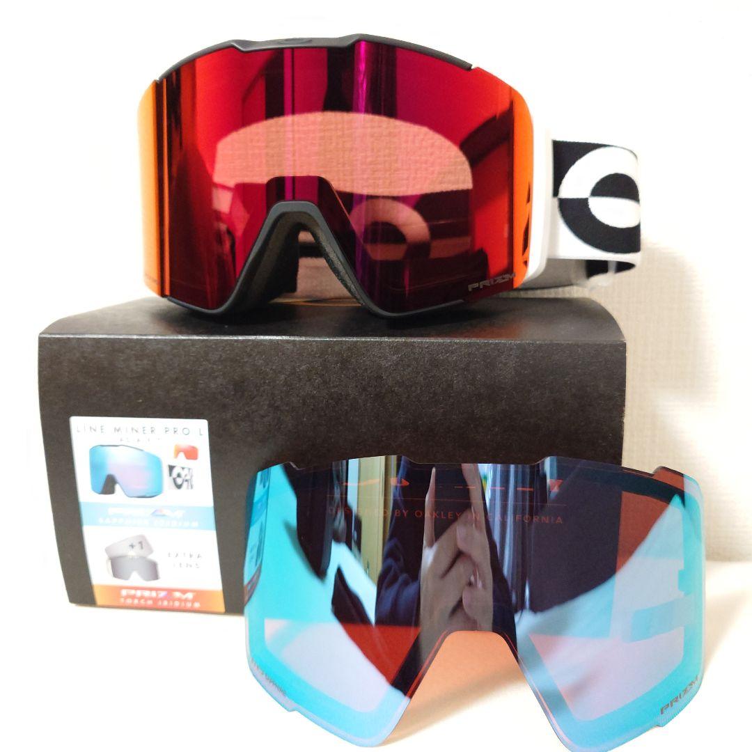 ほぼ新品25年OakleyラインマイナープロL Line miner pro L
