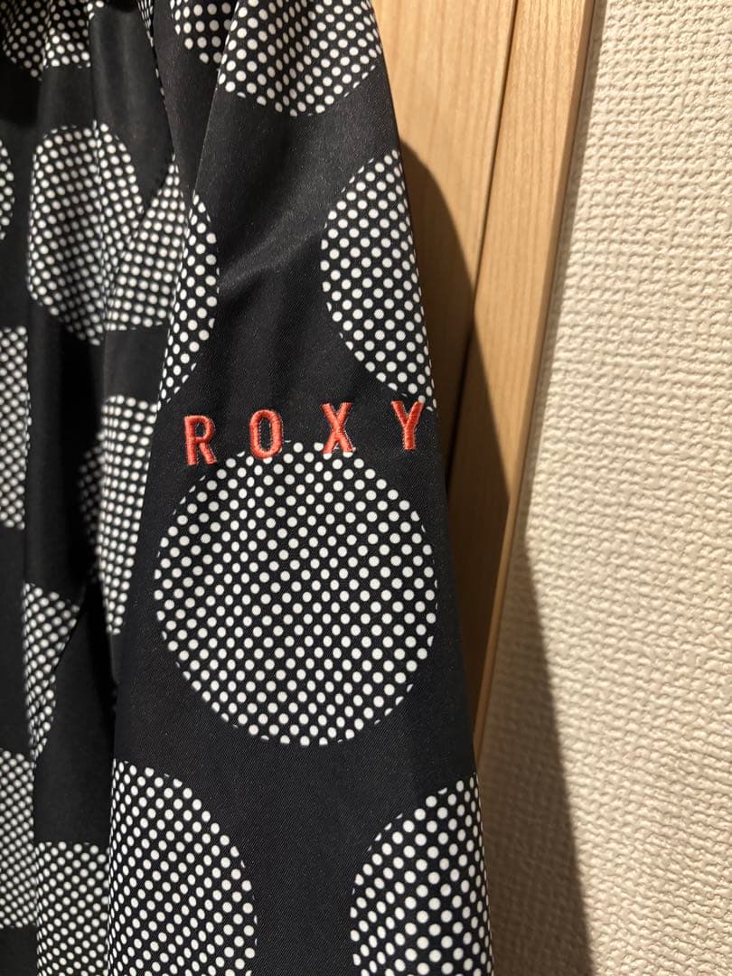 ROXYロキシー　スキーウェア　スノーボードウェア　ジャケット　ドット柄　美品L