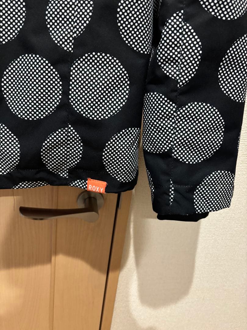 ROXYロキシー　スキーウェア　スノーボードウェア　ジャケット　ドット柄　美品L