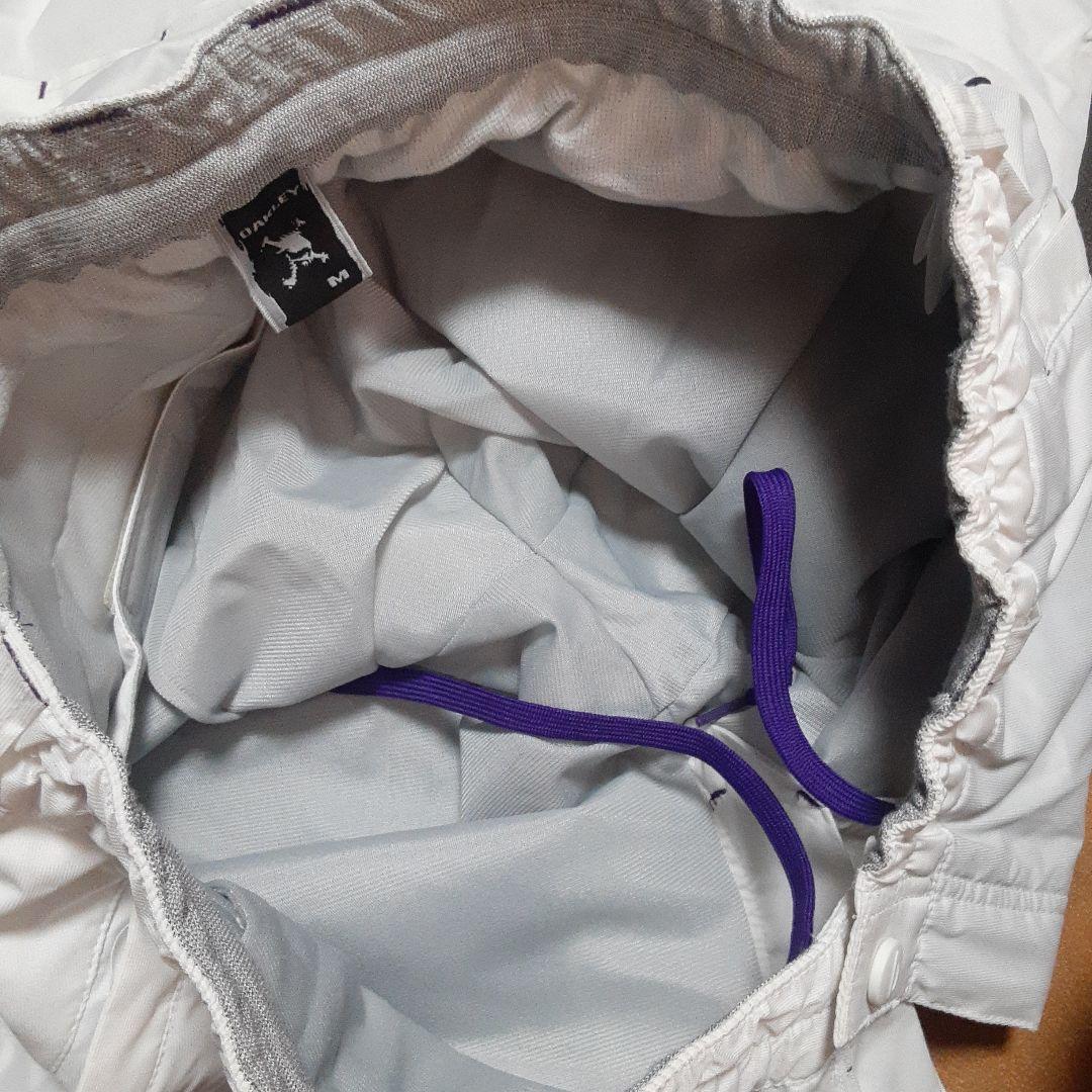 OAKLEY オークリーゴルフ　中綿防寒ナイロンパンツ　スカル刺繍ロゴ