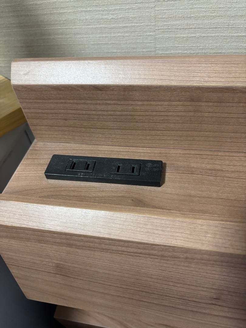 木製シングルベッドフレーム ブラウン