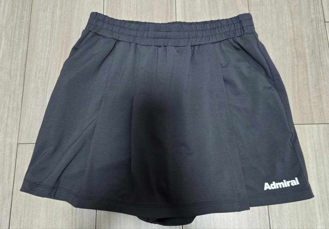 アドミラル　サイドタックスキュロット（ATLA440）チャコールM