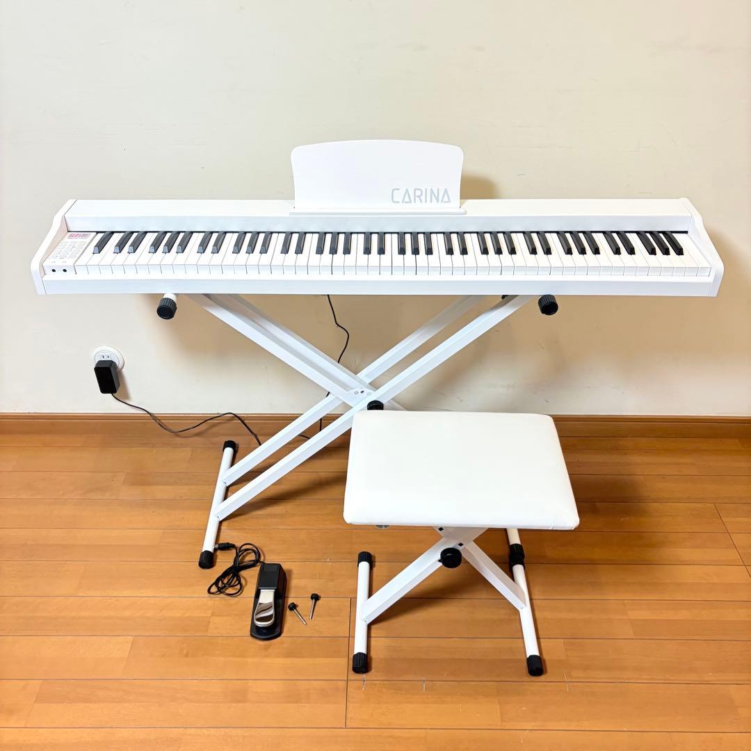 【美品！•スタンド/椅子付属】CARINA 88鍵盤 電子ピアノ LF0088