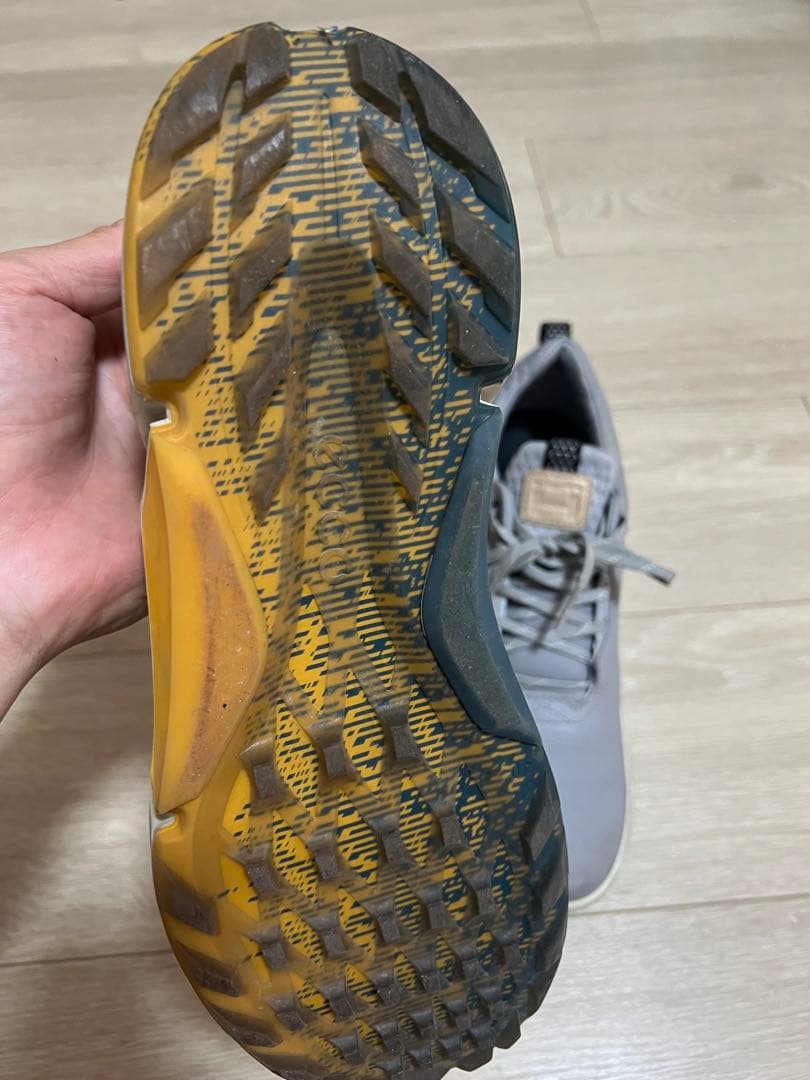 ECCO エコー ゴルフシューズ EU40 25.5cm グレー