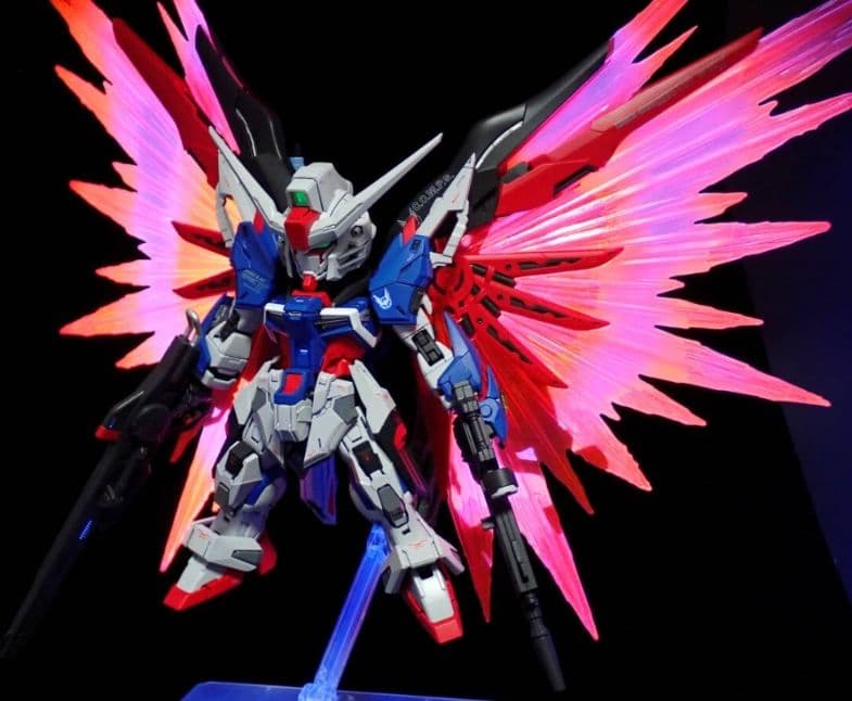 MGSD デスティニーガンダム SpecⅡレールガン装備 改修塗装済完成品