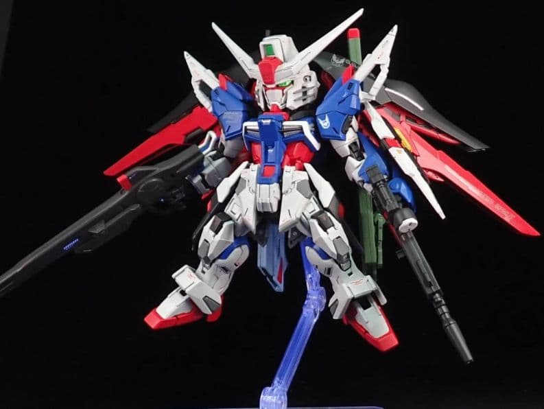 MGSD デスティニーガンダム SpecⅡレールガン装備 改修塗装済完成品