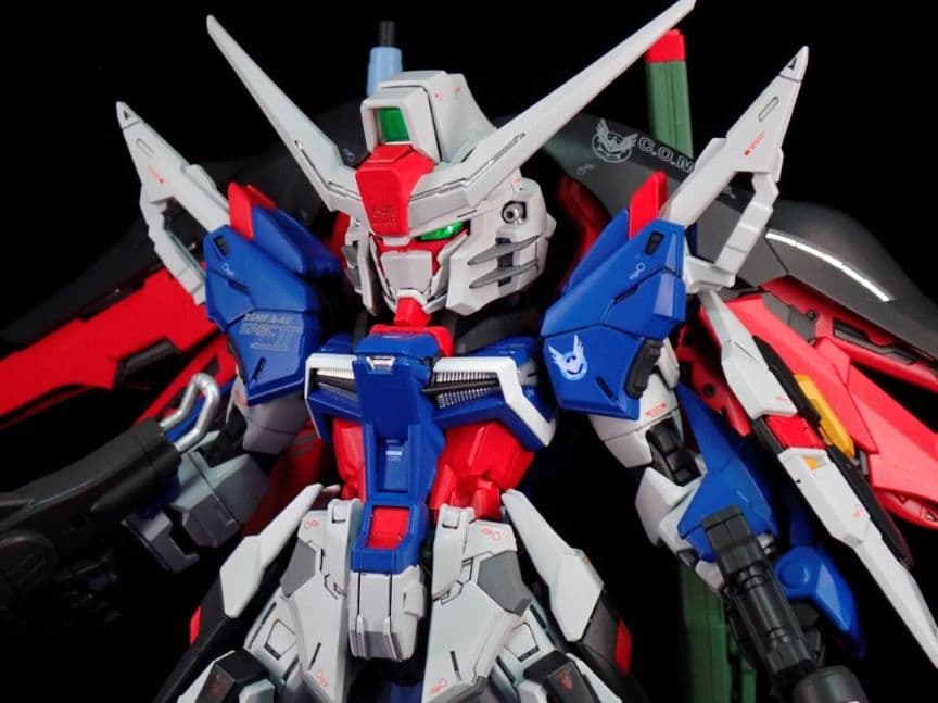MGSD デスティニーガンダム SpecⅡレールガン装備 改修塗装済完成品