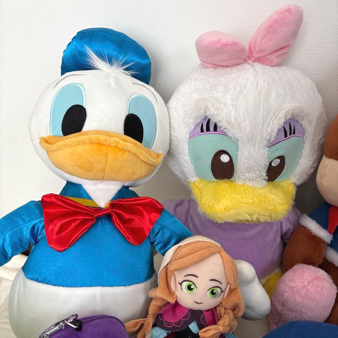 【Disney】キャラクター　プーさん　アナ雪　ミッキー　ぬいぐるみ30体まとめ