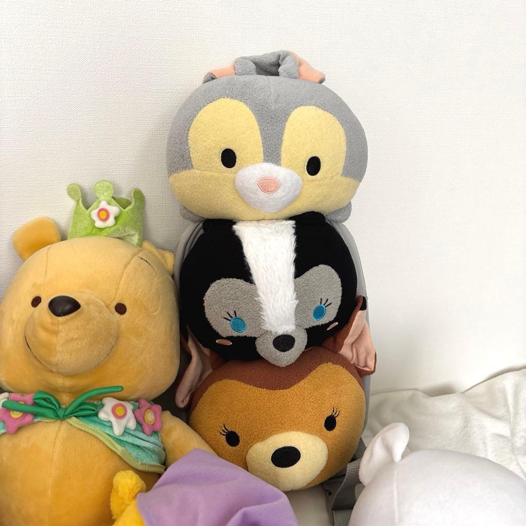 【Disney】キャラクター　プーさん　アナ雪　ミッキー　ぬいぐるみ30体まとめ