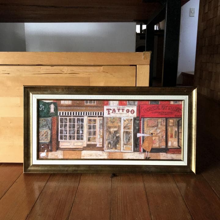 「あなたの住む街角で」 サムトフト アートパネル sam toft 絵画